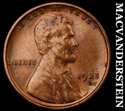 Centavo Lincoln Wheat 1925-S - escaso sin circular semillave mejor fecha #F8729 Foto 1 de 2