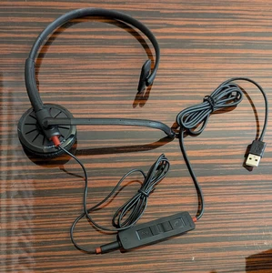 Plantronics Blackwire 300 DA Mono USB PC Komputerowy zestaw słuchawkowy z mikrofonem - Zdjęcie 1 z 4