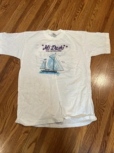 Vintage ARUBA Double Sided T-Shirt Size XL - Mi Dushi One Happy Ship - Bild 1 von 7