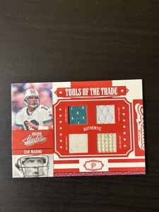 Dan Marino 2007 Absolute Tools of the Trade Quad Patch /25 GU Trikot Hose Schuh - Bild 1 von 2
