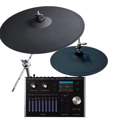 HXM M019 elektronisches Schlagzeug Modul schwarz Becken Bundle Kit für Roland Alesis Lemon - Bild 1 von 4