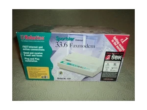 U.S. Robotics Sportster 33.6K/14.4K External Fax/Modem - Picture 1 of 6