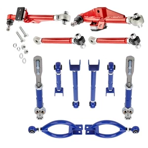 Lower Control Arm Camber Kit for Nissan 240SX S13 1989-1994 Front Rear Complete - Picture 1 of 16