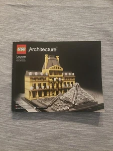 Lego Architecture Louvre - Instruction MANUAL ONLY 21024 - Picture 1 of 3