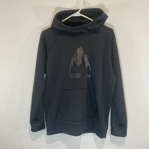 Burton Sweater Kids XL Black Mountain Logo Ski Hoodie Sweatshirt Outdoors - Picture 1 of 4