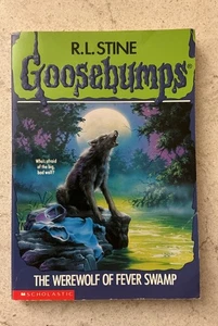 Goosebumps #14 Werewolf of Fever Swamp 1st Scholastic Print 1993 R.L. Stine Vint - Foto 1 di 5