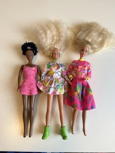 3x Vintage Dolls 1990s Barbie Sindy Mattel Hasbro Bundle Lot - Good Condition - Picture 1 of 22
