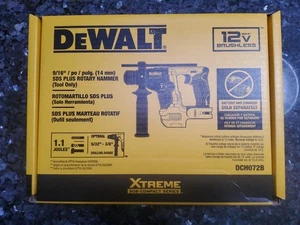 DeWalt DCH072B 12V 9/16” /po/pulg SDS Plus Brushless Rotary Hammer New Sealed - Picture 1 of 2