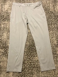 Rhone Pants Mens 35x28 Commuter Slim Gray Performance Stretch Tech Dry Travel - Picture 1 of 22