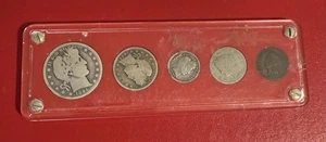 Schöner Kursjahrgangssatz 1894 - Vintage 5er Kursmünzensatz - Bild 1 von 2