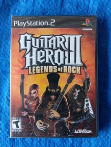 PS2 GUITAR HERO 3 III: LEGENDS OF ROCK (PlayStation 2) Not For Resale - SEALED - Picture 1 of 7