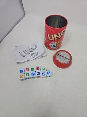 UNO Dice Game RED SODA POP CAN Complete RETIRED GAME! - Image 1 of 4