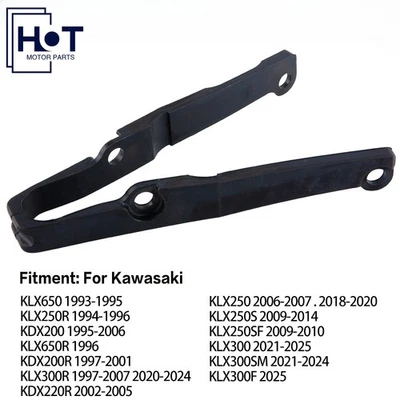 Swingarm Chain Slider For Kawasaki KX125 KX250 KLX250S 250R KLX300 KDX 200/220R - Image 1 of 4