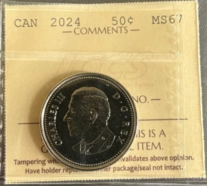 Canada - 50 cents - 2024 - ICCS Certified - MS-67 - Picture 1 of 3