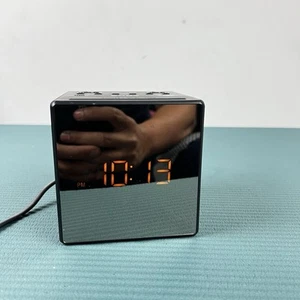 Sony ICF-C1T FM / AM Cube Black Alarm Clock Radio LCD Display - Tested & Working - Picture 1 of 6