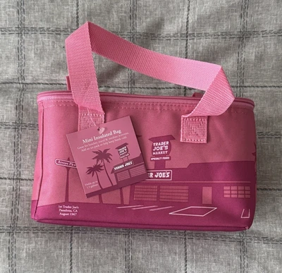 Trader Joe’s Mini Pink Insulated Bag 1.5 Gallons |New With tag| Limited Edition - Image 1 of 4