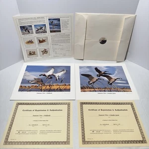1987 R. L. Kothenbeutel Autumn Trio Pronts signiert #10119/20000 COA Mallards - Bild 1 von 23