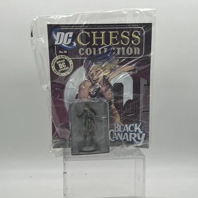Colección de ajedrez Eaglemoss DC con estatuilla CANARIO NEGRO con cargador #16 Foto 1 de 4
