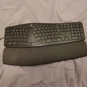 Logitech ERGO K860 - UK QWERTY Wireless Ergonomic Keyboard. with dongle. - Picture 1 of 3