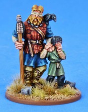 Gripping Beas Saga Mini 28m  Pagan Priest Four - The Blind Seer & His  Pack New