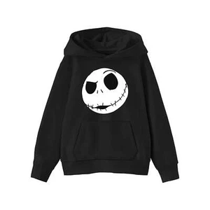 The Nightmare Before Christmas Boys Black Long Sleeve Hoodie Sweatshirts: 14-18 - Picture 1 of 4