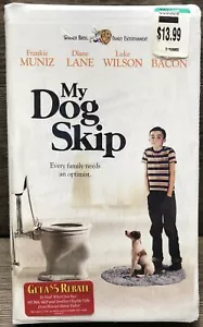 NEW! My Dog Skip (VHS 2000 Clam Shell) Frankie Muniz, Luke Wilson, Kevin Bacon - Picture 1 of 4
