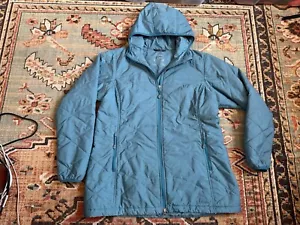 L.L. Chaqueta Bean Primaloft para mujer Misses XL azul aguamarina verde espuma de mar cremallera completa - Imagen 1 de 6