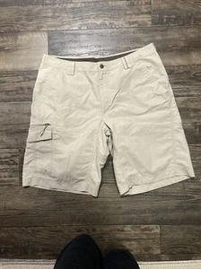 Columbia Men’s Hiking Shorts, Performance, Cargo, Size 36, Khaki Fishing Camping - Picture 1 of 8