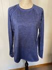 Climate Right Cuddl Duds Plush Warmth Long Sleeve Blue Size XL