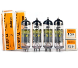 MATCHED QUAD EL84/6BQ5 GENERAL NOS RUSSIA Tube Lampe 진공관 真空管 电子管 Valve Valvula - Picture 1 of 2