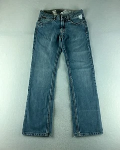 Liberated By Volcom Mens Jeans Blue Tag Size 28 (29x31) Bootcut Medium Wash - Picture 1 of 13