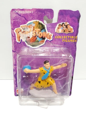 Vintage Flintstones Movie Fred Flintstone Bowling 3” Figure Figurine 1993 New Cover