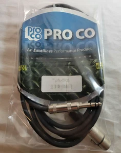 PROCO 10FT. XLRF-TRS CABLE BPBQXF-10 NEW - Picture 1 of 2