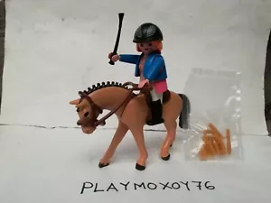 PLAYMOBIL. TIENDA PLAYMOXOY76. AMAZONA CON CABALLO CUADRA ESTABLO GRANJA. - Picture 1 of 1