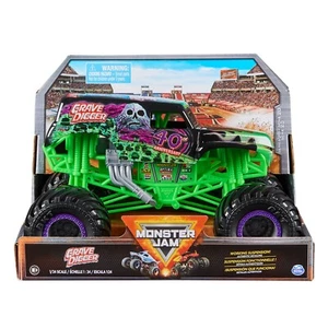 OFFICIAL MONSTER JAM Truck GRAVE DIGGER 1:24 Scale Die-Cast True Metal Series 20 - Picture 1 of 8