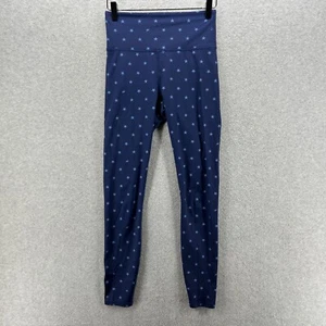 Fabletics Leggings Womens Size XS Blue Stars Pull On Ankle Ultra Cool - Picture 1 of 12