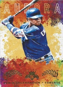 2017 Donruss Diamond Kings Aurora #A-5 Edwin Encarnacion card, Toronto Blue Jays