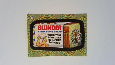 2008 Wacky Pack Flashback Series 2 #6 Blunder Extra Heavy Bread - Packages WP1 Foto 1 de 2