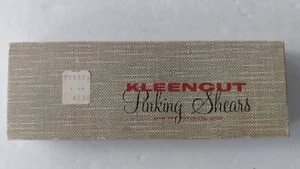 VTG Kleencut Pinking Shears BOX ONLY Automatic Stop 7.5" Good Housekeeping Seal - Picture 1 of 9