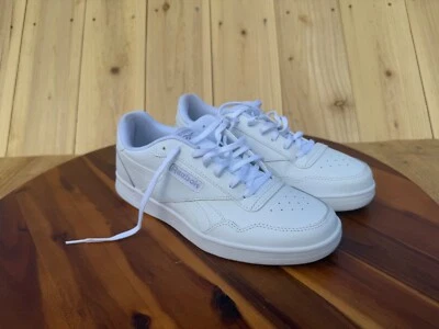 Zapatillas deportivas Reebok clásicas para mujer talla 9,5 blancas con cordones Foto 1 de 4