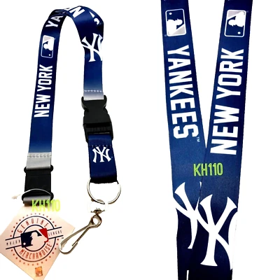 MLB New York Yankees Crossover Lanyard with Double Sided Graphics   - Image 1 of 2