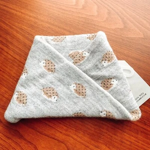 NWT ZARA BABY KNIT GRAY HEDGEHOG SCARF SNOOD / SIZE XS - Picture 1 of 6