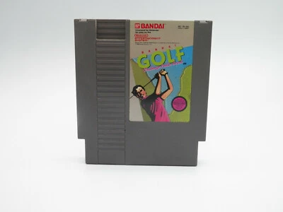 Bandai Golf Challenge Pebble Beach NES Game Tested - Image 1 of 3