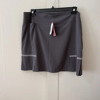 Pantalón corto para mujer Golftini talla 14 rendimiento plisado lateral golf tenis pickleball nuevo con etiquetas Foto 1 de 4