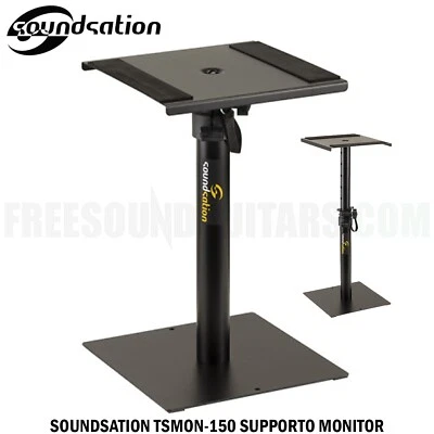 Soundsation TSMON-150 supporto monitor da studio in Metallo Regolabile Da Tavolo - Immagine 1 di 3