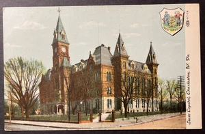State Capitol Charleston West Virginia printed 1908 Loysburg PA - Picture 1 of 2