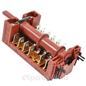 Unidad de interruptor de función selector de función de horno superior genuino BUSH 32011791 7LA-GOTTAK - Imagen 1 de 3