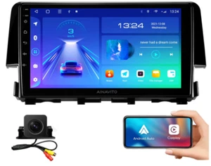 9" (2G + 32G) 5G WiFi 8 Kern 48EQ Android 12 Autoradio für Honda Civic 2016-2021 - Bild 1 von 4