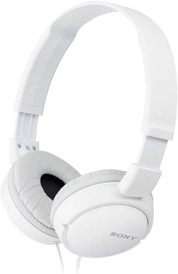 Sony MDR-ZX110 Wired On-Ear Headphones- White - Image 1 of 3