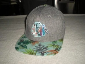 American Needle NHL Chicago Blackhawks Floral Hat / Cap Adjustable NWOT - Picture 1 of 8